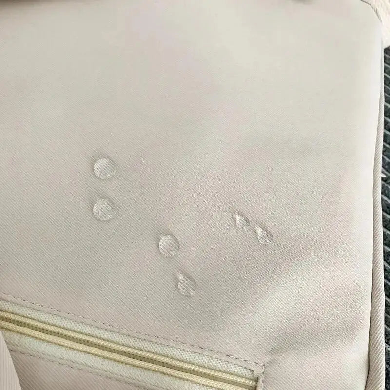 Backpack Large Capacity Light Simple Travel Bag Canvas Backpack Student School Bag Nylon Student Zipper Backpack