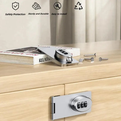 Child Safety Lock Double Opening Cabinet Lock File Cabinet Door Lock Drawer Lock Cabinet Lock Furniture Lock Locker Lock