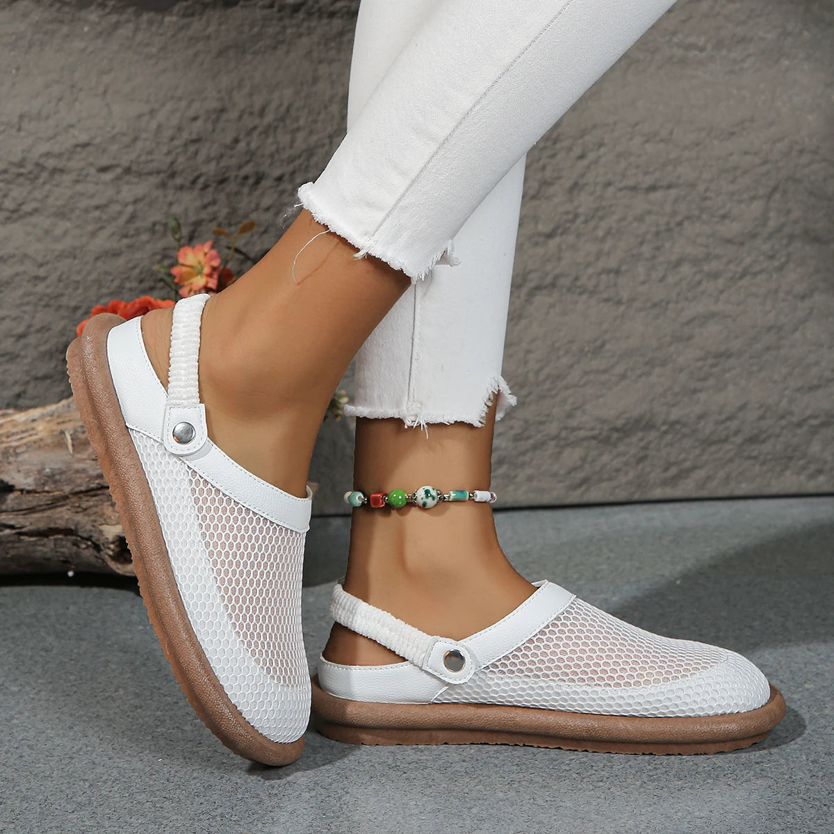 Women Sandals 2024 New Fashion Casual Solid Color Shoes for Women High Heels Sandals Designer Sandals Plus Size Zapatos De Mujer