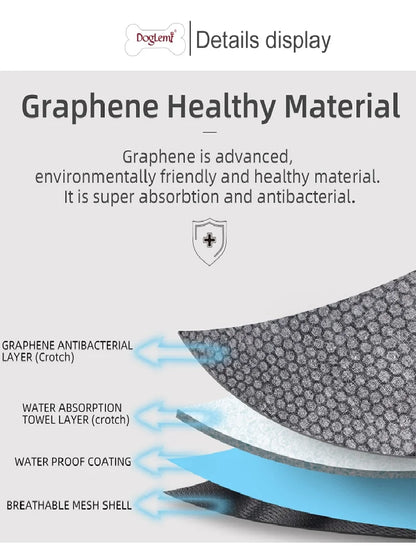 Washable Male Dog Diaper Reusable Pet Physiological Sanitary Pants Nappy Belly Band Wrap Hight Absorbent Leak Proof Diapers