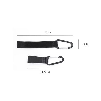 1-6Pcs Baby Stroller Hook Organizer Adhesive Nylon Clasp Loop Clips Carabiner Hooks Diaper Bag Shopping Pram Hook Buckles Hanger