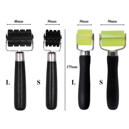 Car Soundproof Wheel Tire Patching Compaction Roller Wheel Automobile Audio Sound Insulation Cotton Roller Pushing Wheel Tool