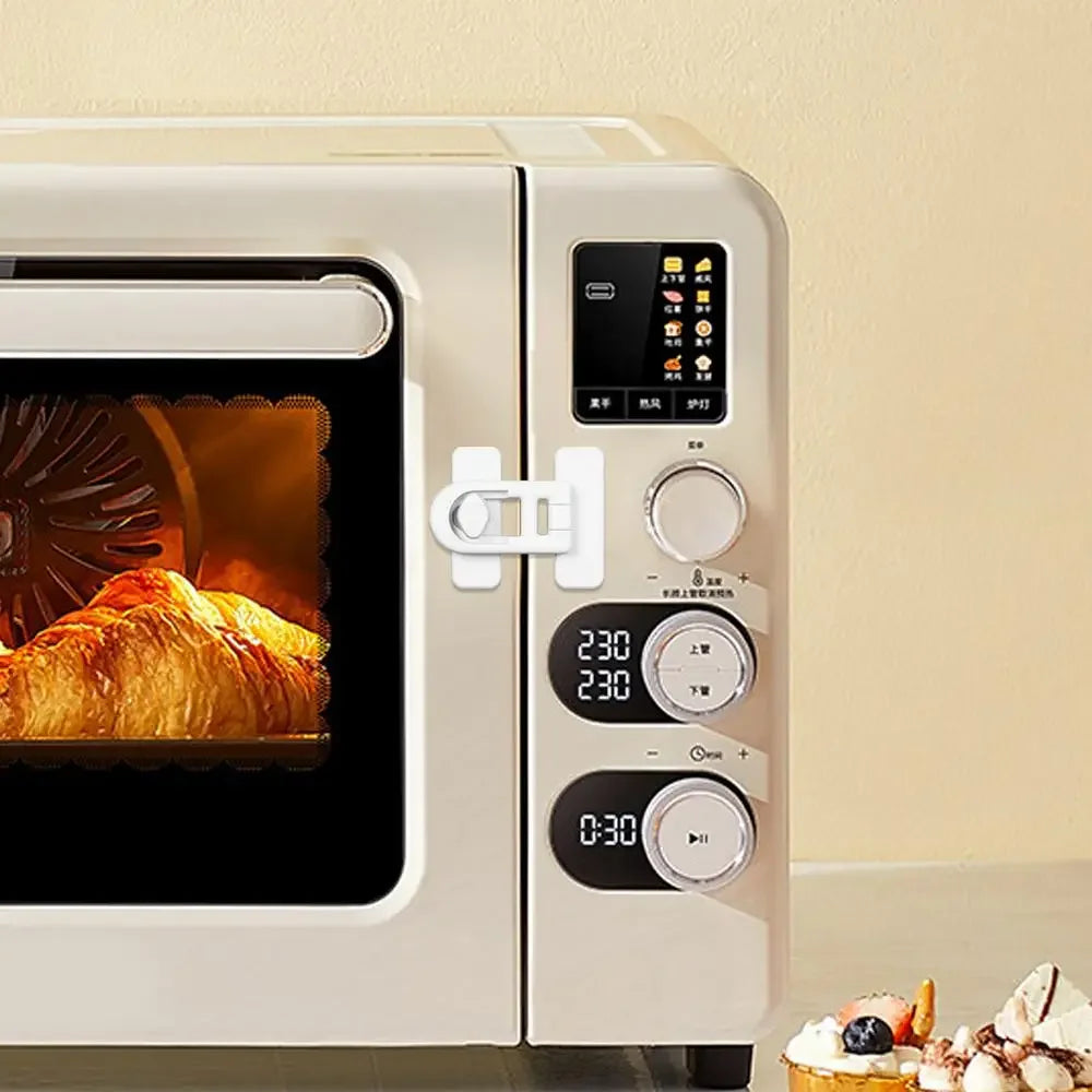 Fridge Child Lock Freezer Locks for Refrigerator Doors Oven Child Safety Lock Oven Baby Proofing Refrigerator Door Safety Locks