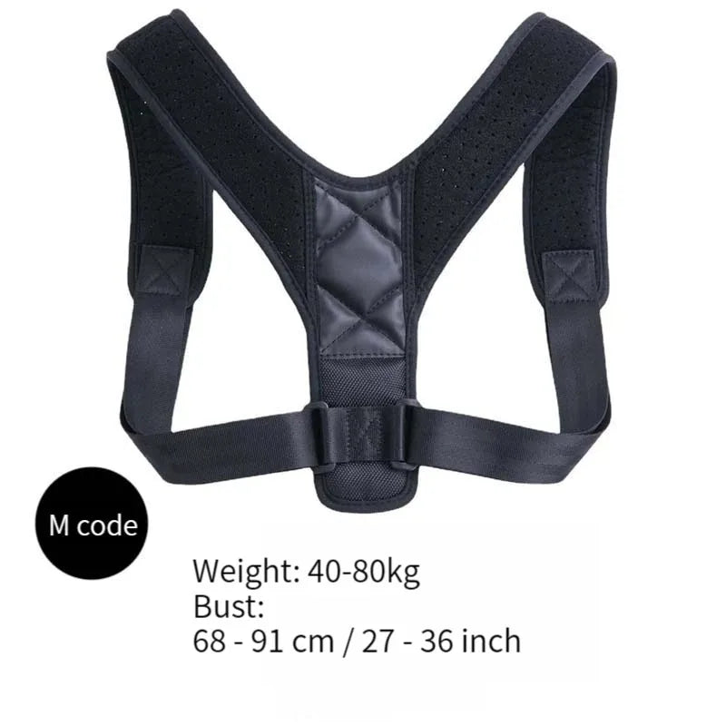 Back Posture Correction Belt Hunchback Prevention Correction of Sitting Posture Unisex Breathable Body Shaping