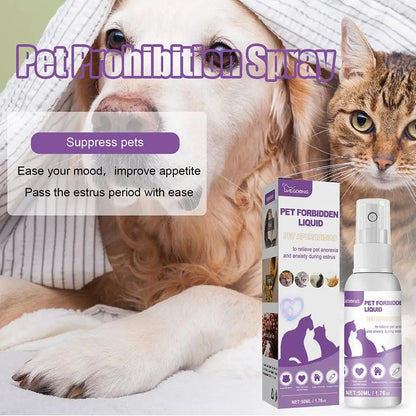 Pet Calming Spray Pet Supplies Pets Pheromone Calming Spray Improve Estrus Agitation Pet Anxiety Relief Spray Cat Dog Health