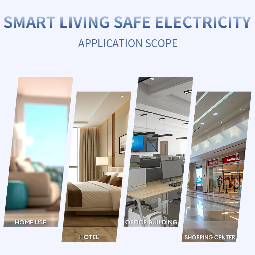 WIFI Smart Wattmeter Digital Power Meter Electricity Consumption Energy Meter Voltage Current Protection EU Plug Timer Switch