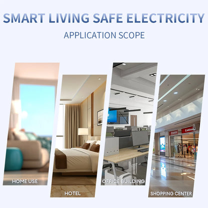 WIFI Smart Wattmeter Digital Power Meter Electricity Consumption Energy Meter Voltage Current Protection EU Plug Timer Switch