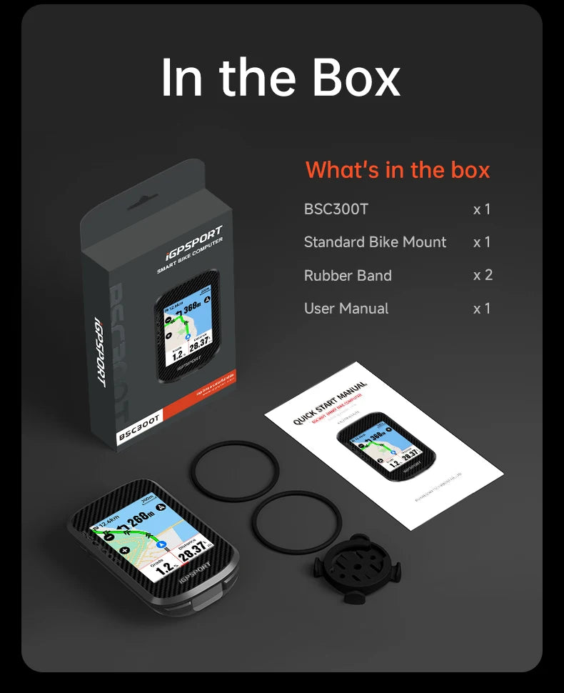 iGPSPORT BSC300T Touch-screen Bike Computer Global Map Cycling Computer Wireless Bike GPS Computer Support E-bike