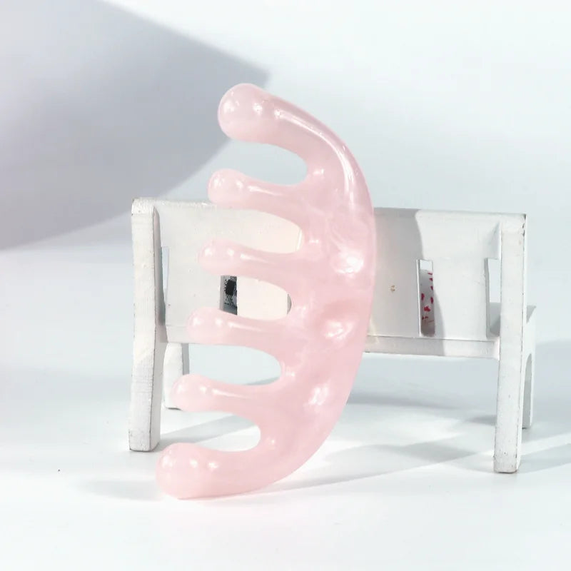 Scalp Meridian Comb Treatment Comb Household Female Facial Scraping Stretching Five Finger Dredging Head Special Massage Comb