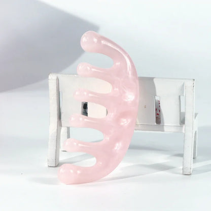 Scalp Meridian Comb Treatment Comb Household Female Facial Scraping Stretching Five Finger Dredging Head Special Massage Comb