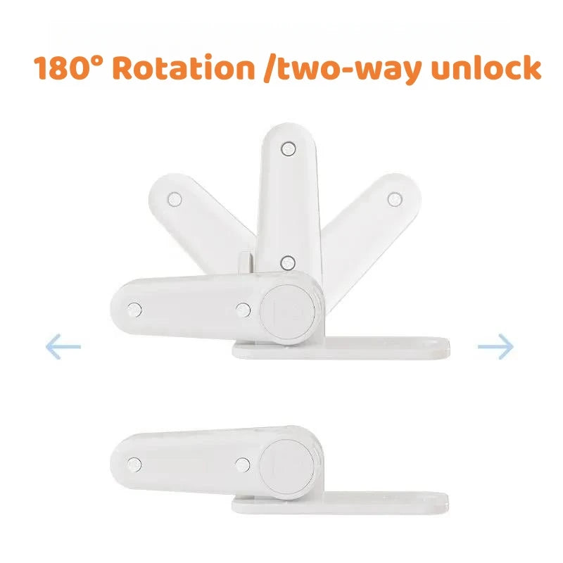 4PCS Child Safety Door Level Handle Locks Anti-open Door Security ProtectionUniversal Drawer Cabinet Refrigerator Oven Door Lock