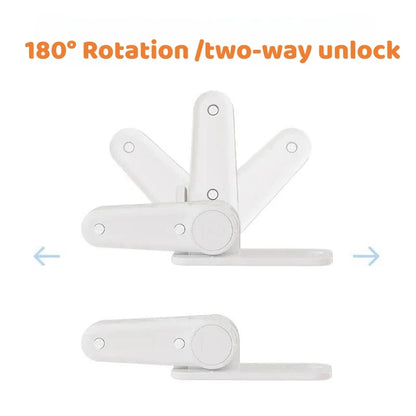 4PCS Child Safety Door Level Handle Locks Anti-open Door Security ProtectionUniversal Drawer Cabinet Refrigerator Oven Door Lock