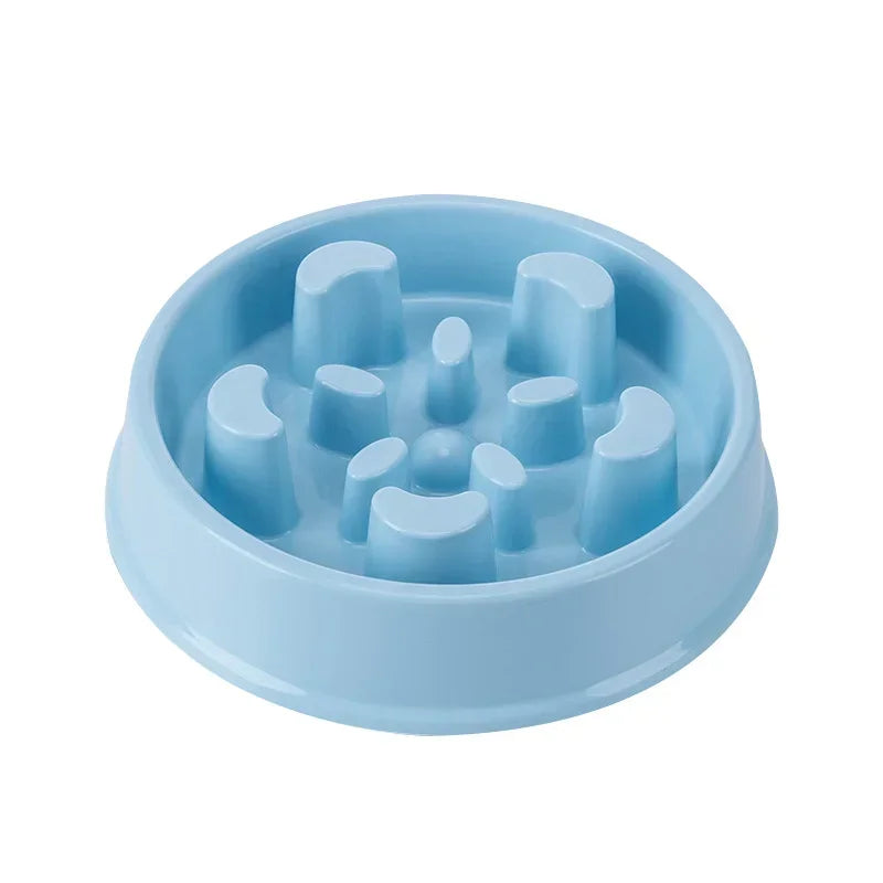 Non Slip Slow Eating Puzzle Maze Fun Pet Feeding Bowl for Dog Cat, Bloat Stop Puppy Food Water Bowl, Slow Feeder Bowls Dishes