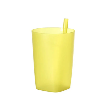Candy Color Sippy Cups Built in Straw Water Practical Large Capacity Straw Cup for Children Kids Creative Water Drinking Mug New