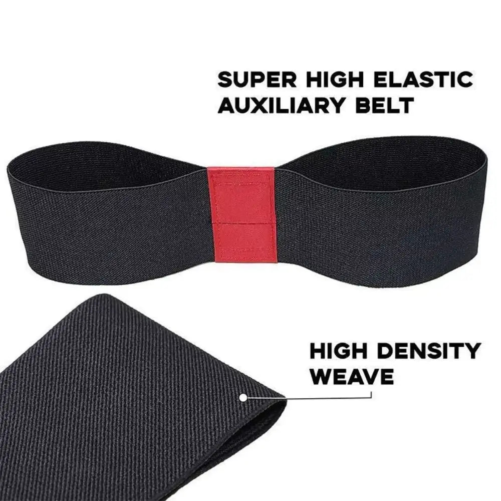 Posture Correction Golf Swing Trainer Connected Arms Elastic Strap Golf Training Aids Black Professional Golf Posture Corrector