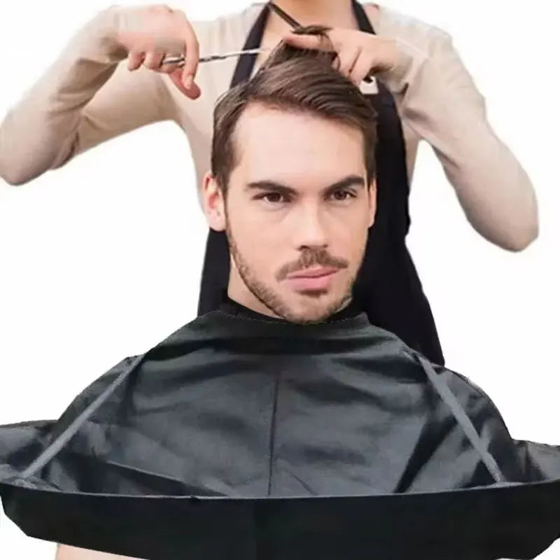 Hair Cut Umbrella Capes Haircut Cloak Cloth Hair Dye Three-Dimensional Breathable Household Haircut Cloak Foldable Haircut Tool