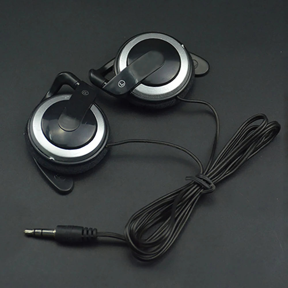 Fashionable Q50 Simple Ear Hook Headset Game Headset Music Headset Running Sports Wired Headset for MP3 4 Phone Computers