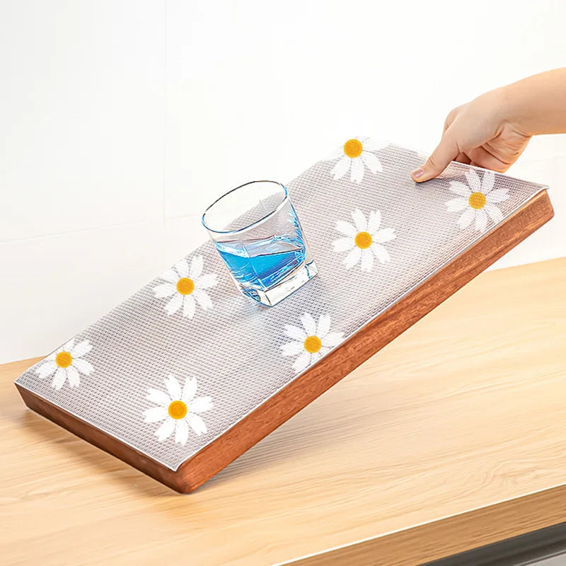 Reusable Shelf Liners Dustproof Pads EVA Cabinet Mat Dustproof and Non-slip Drawer Mat Waterproof Moisture-proof Drawer Mats