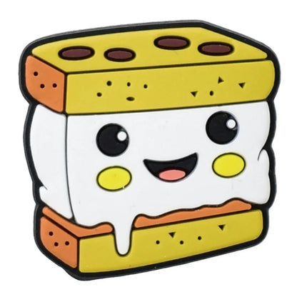 Cute Food Shoe Charms Decoration for Crocs Pin Accessories Charms Bracelet Wristband DIY Shoe Party Gifts