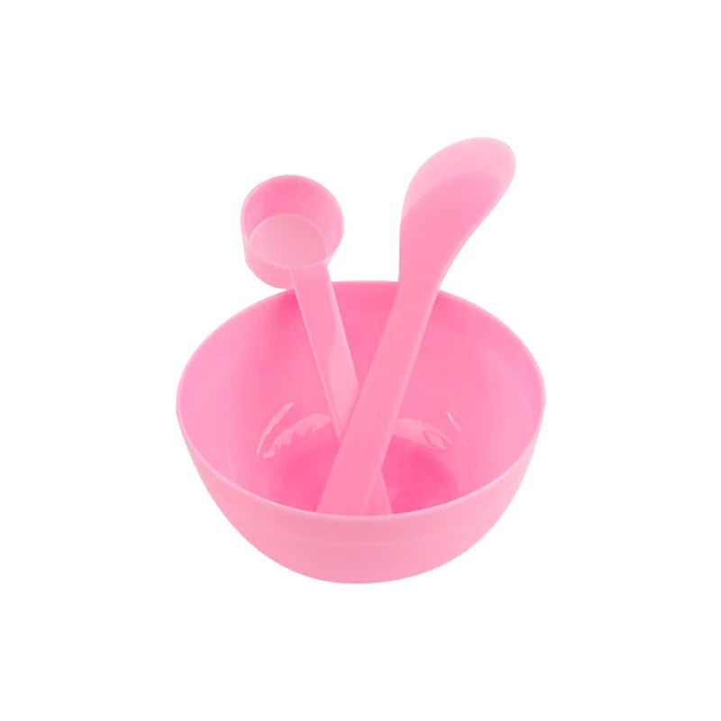 Non-toxic Silicone Mask Mud Essential Oil Bowl Scraper measuring spoon Face Skin Care Tools Convenient Clean Durable Makeup set