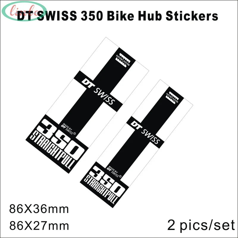 350 Road Bike Hubs Stickers MTB Wheels Hubs Stickers Glossy Front and Rear Hubs Stickers Decoration Protective Film