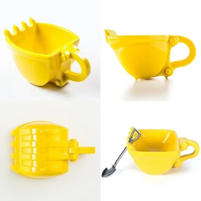 Funny Mugs Excavator Bucket Model Coffee Mugs Creative For Dessert Mug Cups For Coffee Best Gift Cake Cup