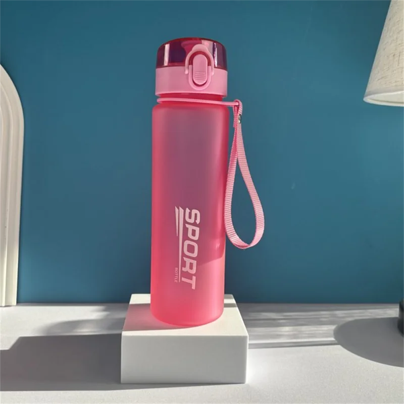 400ml 560ml Sports Water Bottle High Capacity Plastic Fitness Portable Durable Camping Hiking Workouts Outdoor Sports Cups