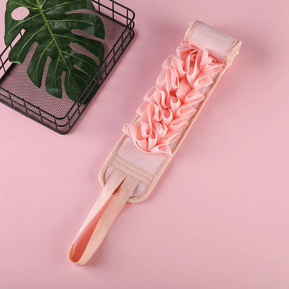 2-in-1 Pullback Towel Strong Rubbing Back Bath Towel Bath Bar Bath Flower Rubbing Mud Home Rubbing Bath Towel