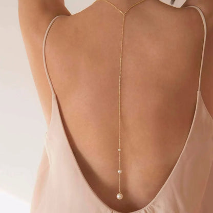 Sexy Lingerie Women Body Chain Simple Metal Scallop Pendant Transparent Waist Chain For Women Festival Outfit Jewelry