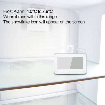 Mini Refrigerator Fridge Thermometer Max/Min Record Function Room Thermometer Refrigerator/Freezer Digital Thermometer for Home