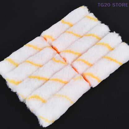 10pcs 4 inch Craft Paint Foam Rollers Decorative Corner Roller Sponge Tool Sets