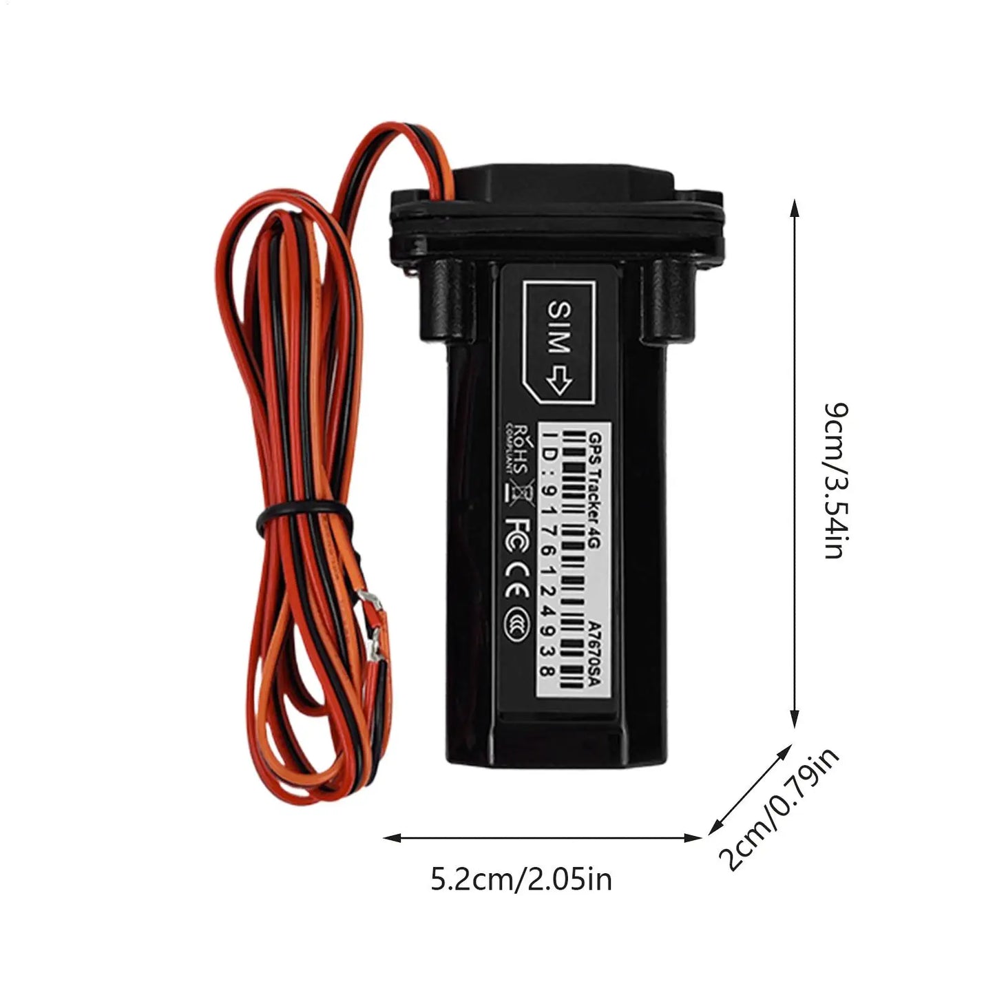 GPS Tracker for Vehicles Waterproof Car Tracking Device Real-Time Vehicle Locator for Trailer Security Motorcycle Truck Taxi