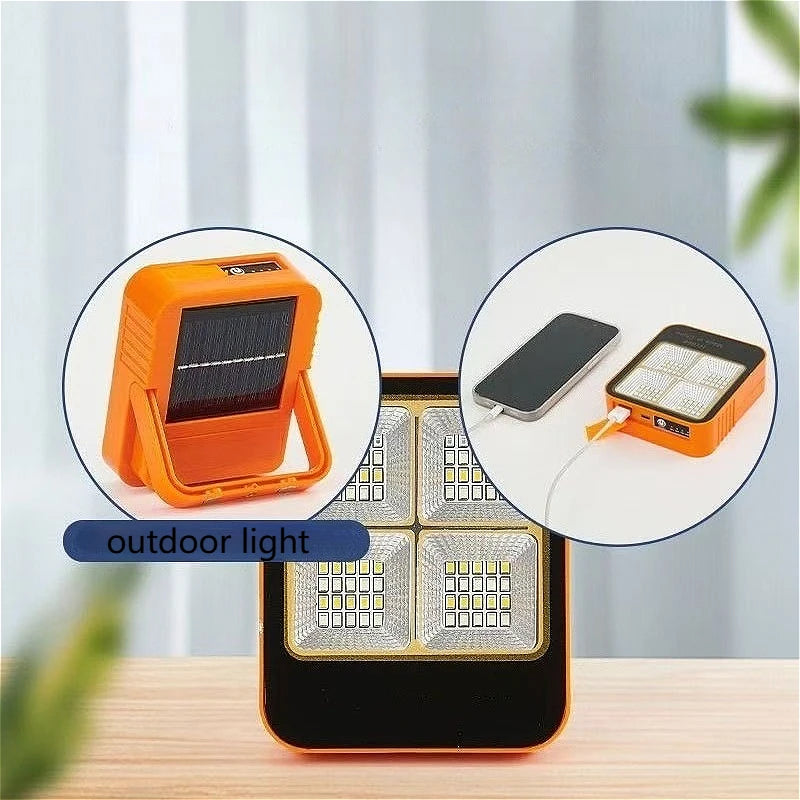 LED Light with Magnet Powerful Flashlight Power Emergency Lamp Home Portable Lamp Camping Lantern High Brightness LED Tent Light