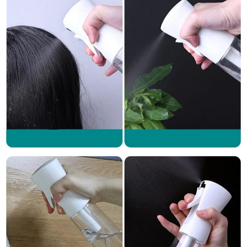 200-500ml Mist Spray Bottle High-pressure Portable Sprayer Water Bottles Refillable Dispenser For Hair Styling Plants Cleaning