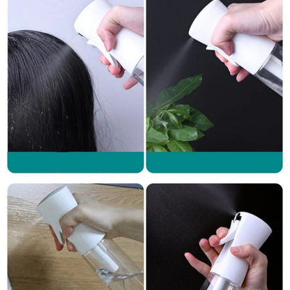 200-500ml Mist Spray Bottle High-pressure Portable Sprayer Water Bottles Refillable Dispenser For Hair Styling Plants Cleaning