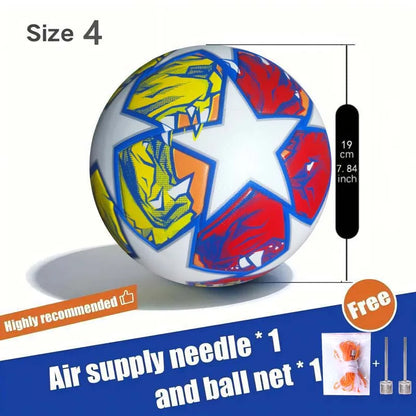 Standard Size 5 Size 4 Soccer Ball Professional Outdoors Sports Match Balls Training Seamless Football High Quality Pu Material