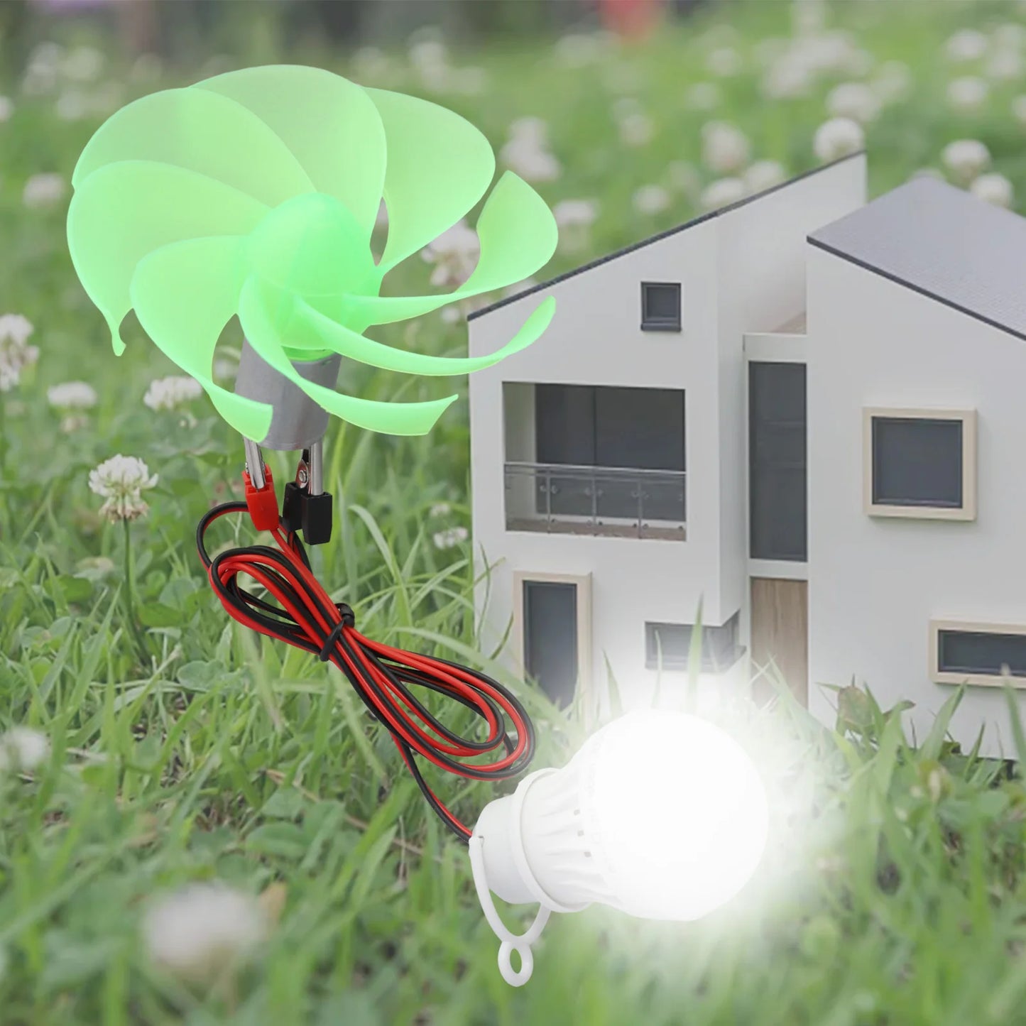 Educational Tool DIY Assembly Kit For Outdoor Experiments ABS PP Metal Material Versatile Renewable Energy For Science Projects