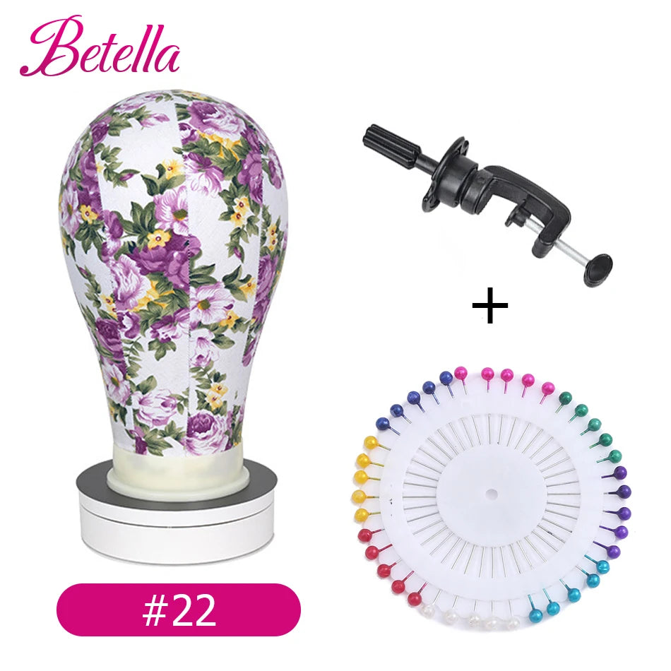 Canvas Block Head Kit Training Mannequin Wig Head Display Styling Mannequin Manikin Head Wig Stand wig head Stand