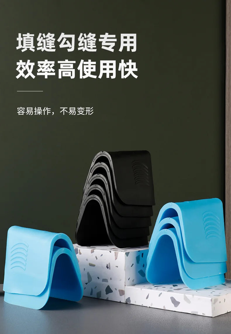 Caulking Finisher Tool Floor Sealant Smooth Scraper Tile Grout Finisher Hand Tool Polyurethane Caulking Accessories Paint Edgers