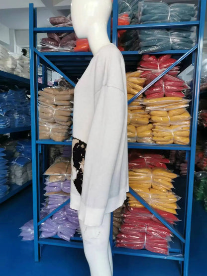 Womens Oversized Sweater 2025 Fall Knitwear Loose Pullover Soft Comfortable Round Neck Casual Long Sleeve Cozy Chunky Cable