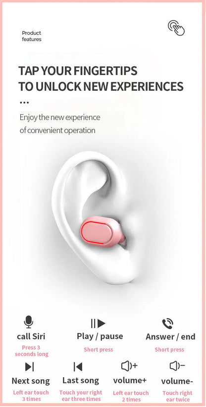 2025 New E7s TWS Bluetooth Headset Wireless Headset in Ear Stereo Noise Reduction Sports Headset with Microphone Headset