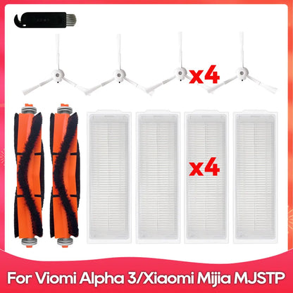 Compatible For ( Redroad G10 / Viomi Alpha 3 VXVC25 / MJSTP ) Roller Side Brush Filter Mop Robot Vacuums Accessory Part Spare