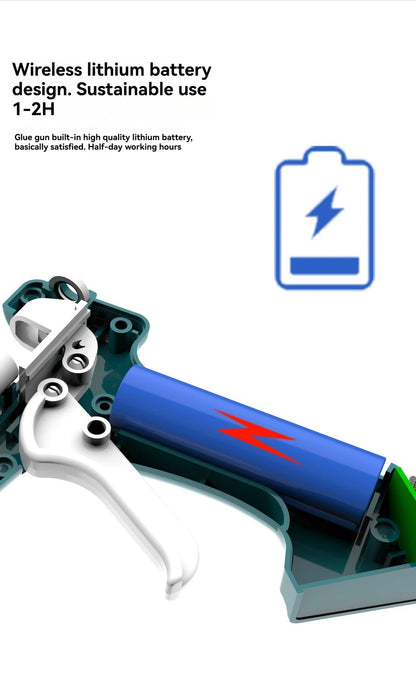 Cordless Hot Melt Glue Gun Child Hand Crafts Home DIY Repair Use 7mm Glue Stick Wireless Glue Gun
