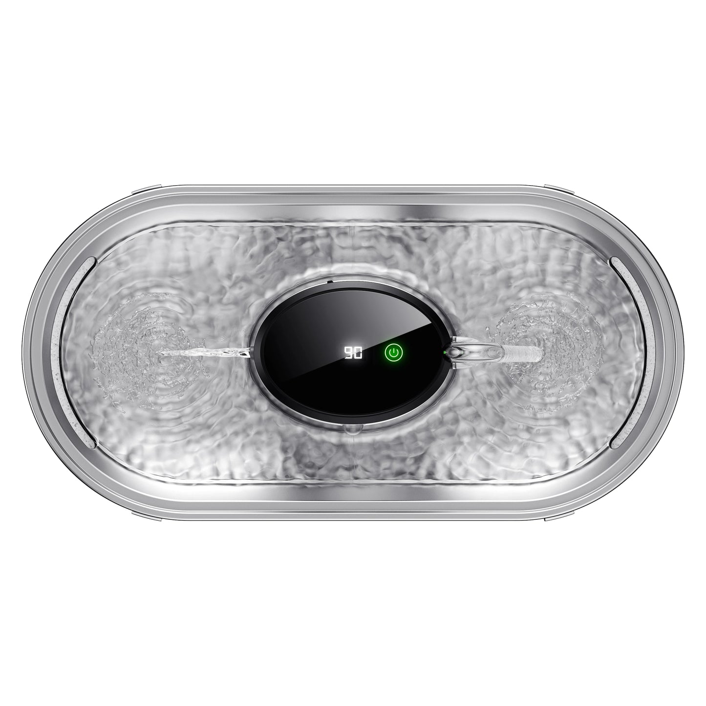 Stainless Steel Wireless Smart Cat Water Fountain 5000mah Pet Water Dispenser for Dog Cat Infrared Sensor Pet Drinkier Fountain