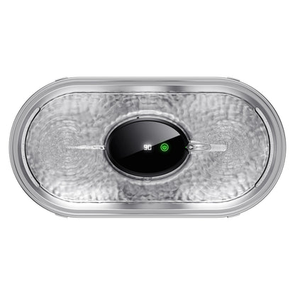 Stainless Steel Wireless Smart Cat Water Fountain 5000mah Pet Water Dispenser for Dog Cat Infrared Sensor Pet Drinkier Fountain