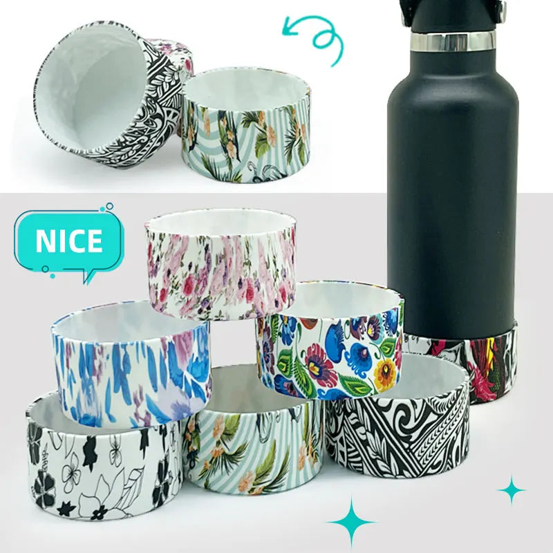 Protective water transfer printing Silicone Boot Compatible with Tumbler 20-40oz & Hydro Flask Water Bottle 12-24oz