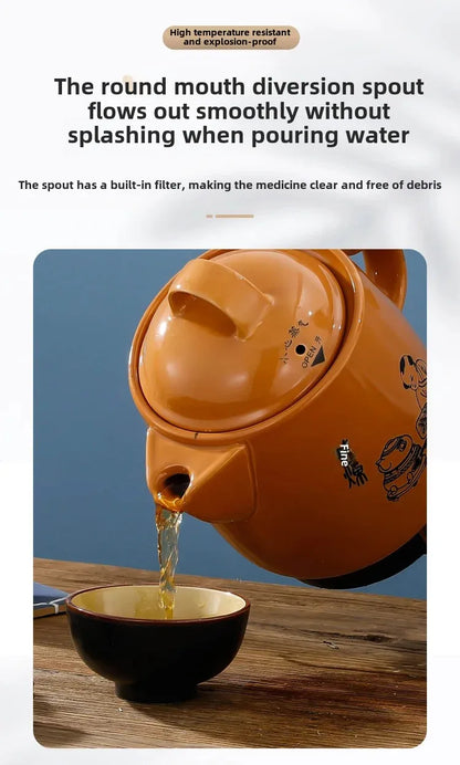 Shanyoujia Ceramic One-Piece Electrochemical Health Pot Automatic Boiling Medicine Pot Insulated Electric Heating Pharmacy Pot