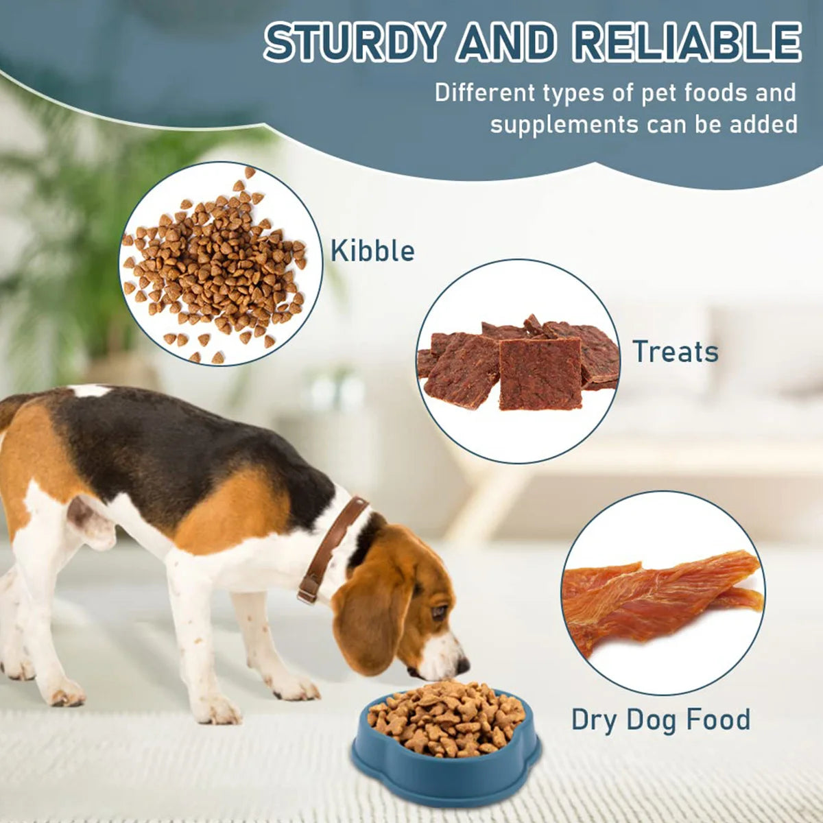 Pet Slow Feeder Bowl Durable Non-Slip Anti Choking Dog Bowl For Digestive Health & Bloat Reduction For Large Medium Small Dogs