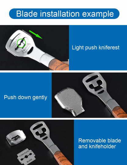 New Foot Care Tool Stainless Steel 1pc Dead Skin Callus Remover Planer Cutter Shaver Foot Tools