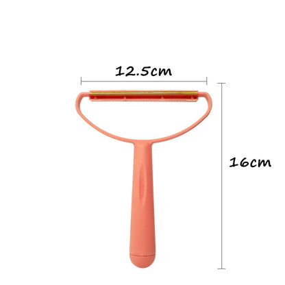 Double-Side Lint Remover Portable Pet Hair Remover Brush Manual Fluff Remover Clothes Fuzz Fabric Shaver Carpet Clothes Brush